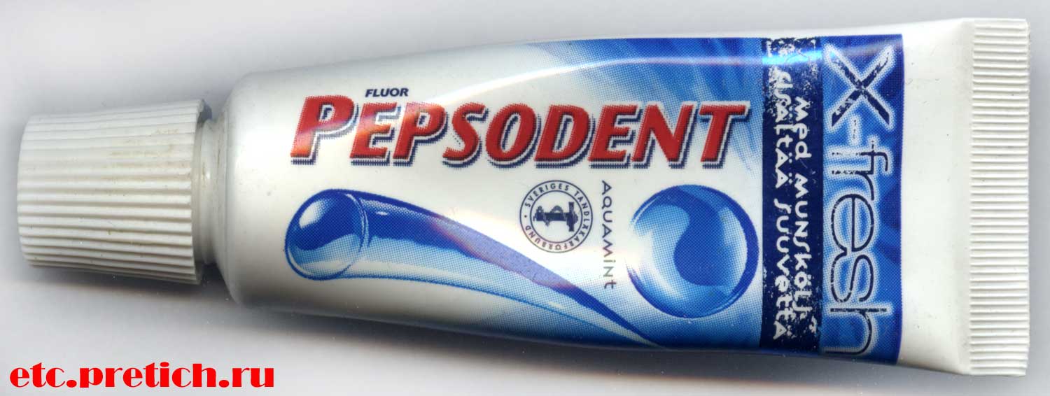 Pepsodent X-Fresh отзыв на зубную пасту, описание
