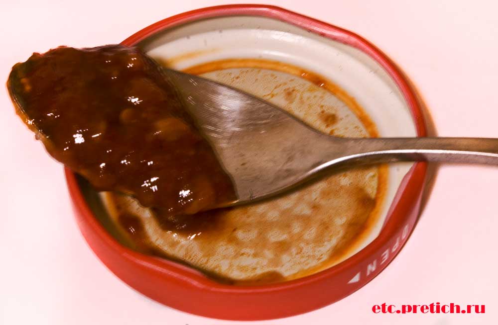 Аджика с чесноком Цин-Каз вкус соуса, соленый и непонятный