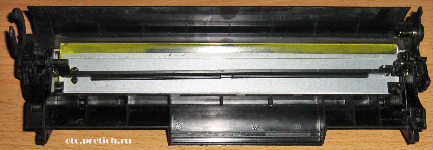 Разборка картриджа Q2612A для лазерных принтеров