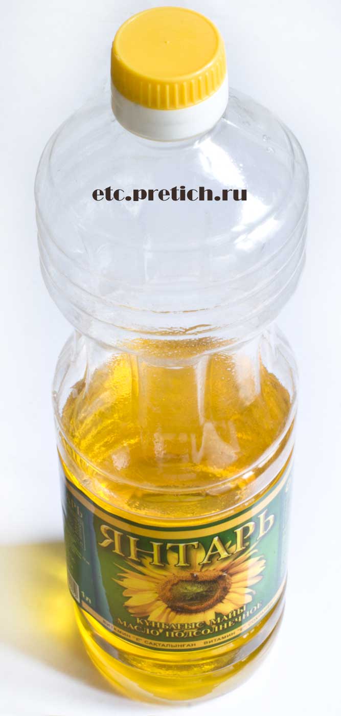 Янтарь - масло подсолнечное нерафинированное отзыв и рекомендация