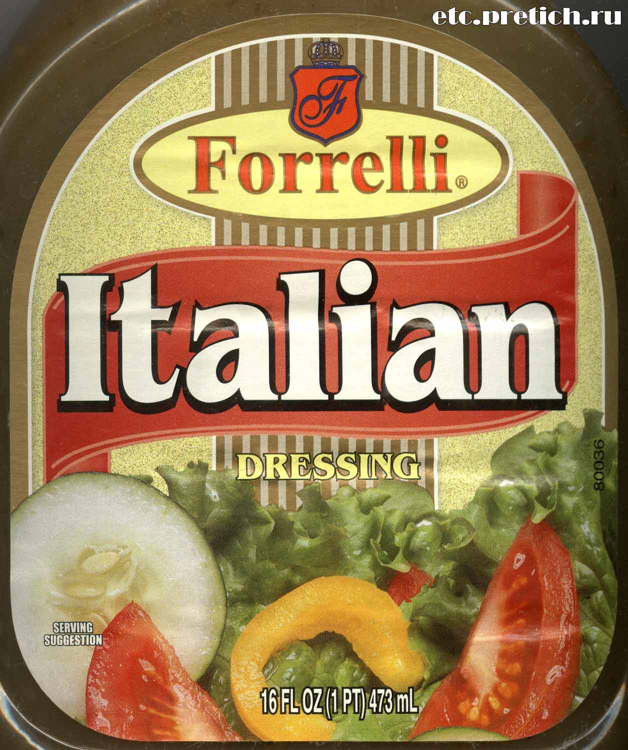 отзыв и описание Forrelli Итальянский соус для салатов, где можно купить?