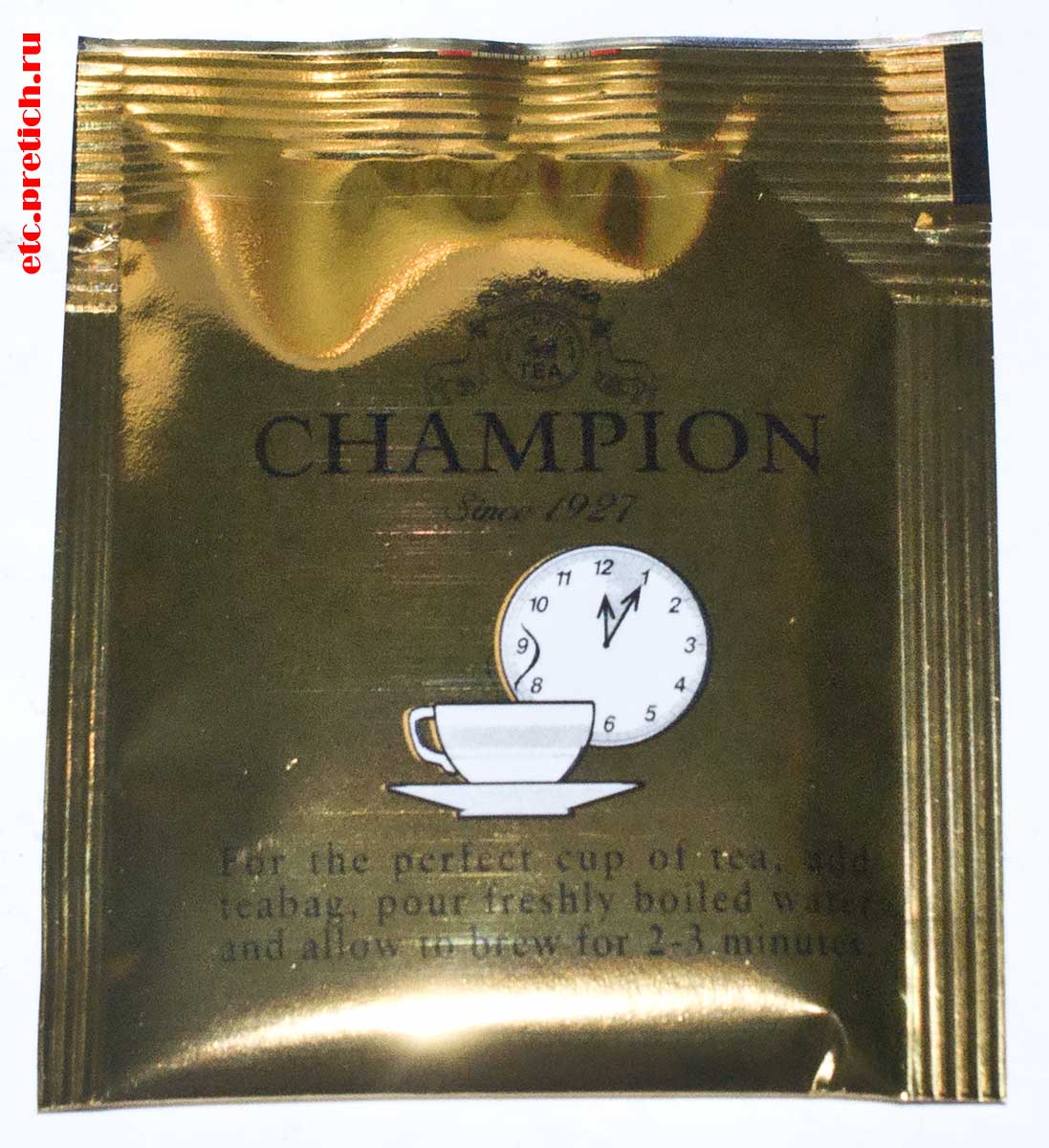 Champion черный авкетный кенийский чай Gold Sunset дрянь